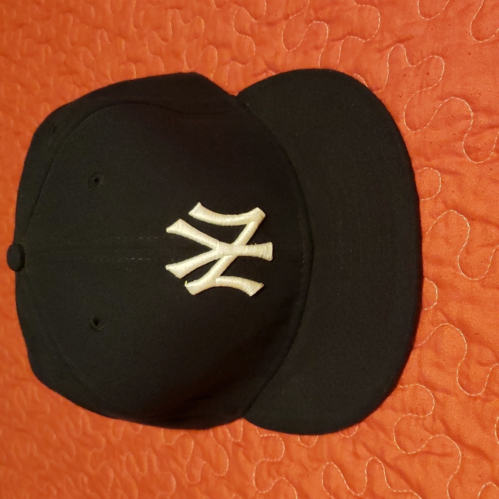 Men's Black NY New Era 5950 Hat size 8
